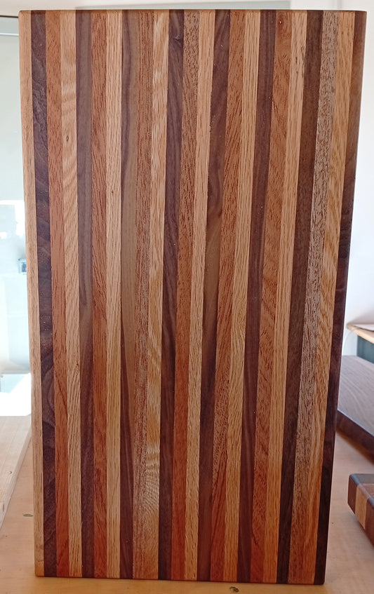 Tagliere "Listelli" Rovere/Noce/Mogano